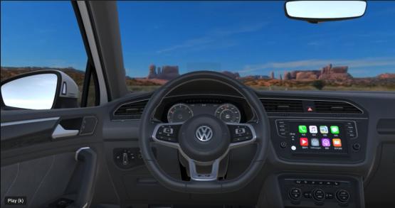 Noitom develops virtual reality test drive for the Volkswagen Tiguan.